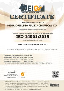 Dena Drilling Fluids Chemical Co ISO14001 QM5937949